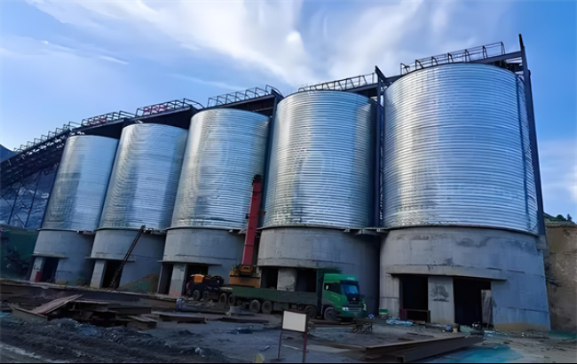 西安螺旋卷板倉施工現(xiàn)場