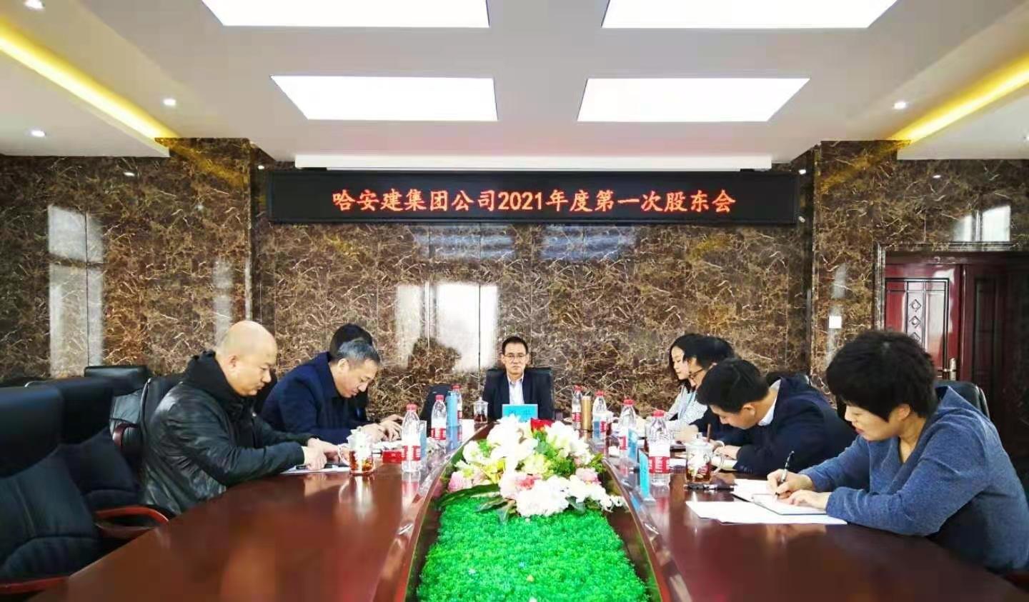哈安建集團2021年度第一(yī / yì ／yí)次股東會議勝利召開