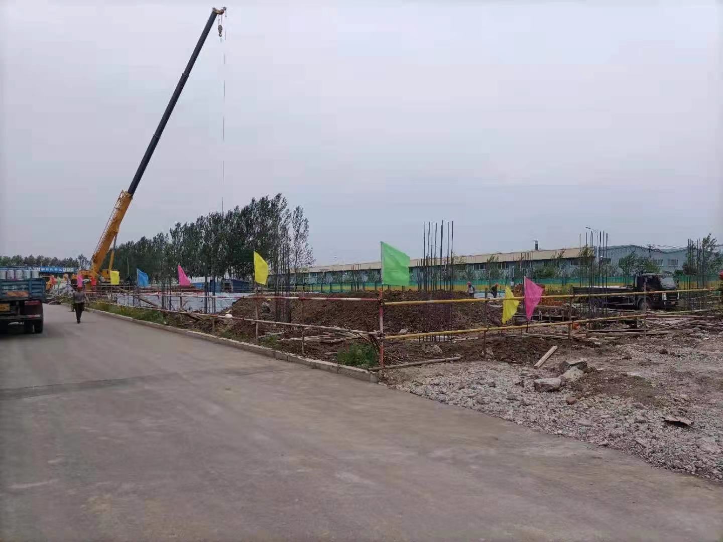 哈安建集團重點工程“367号動力站”項目正按計劃推進施工建設